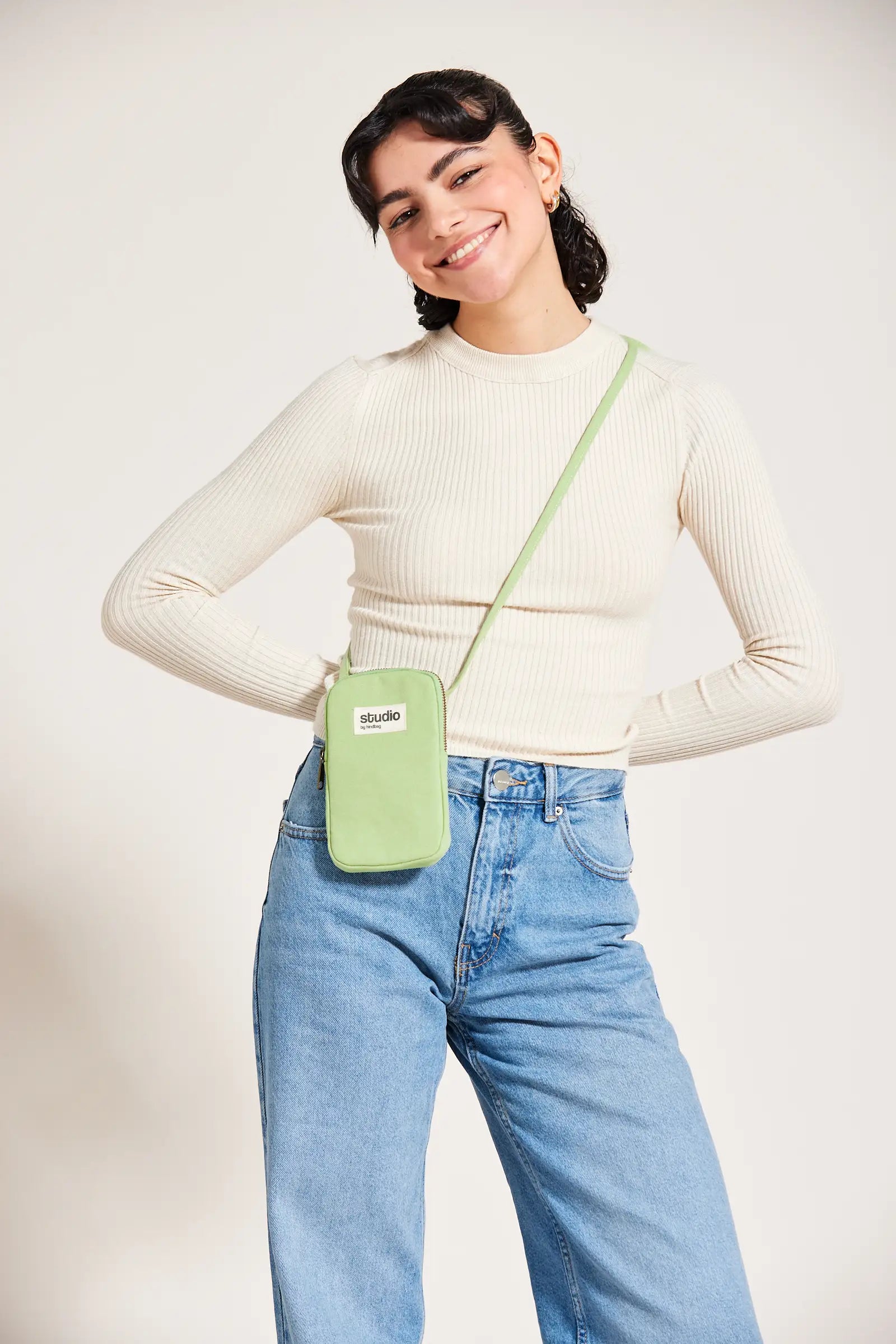 Housse Téléphone Théo Vert d'eau