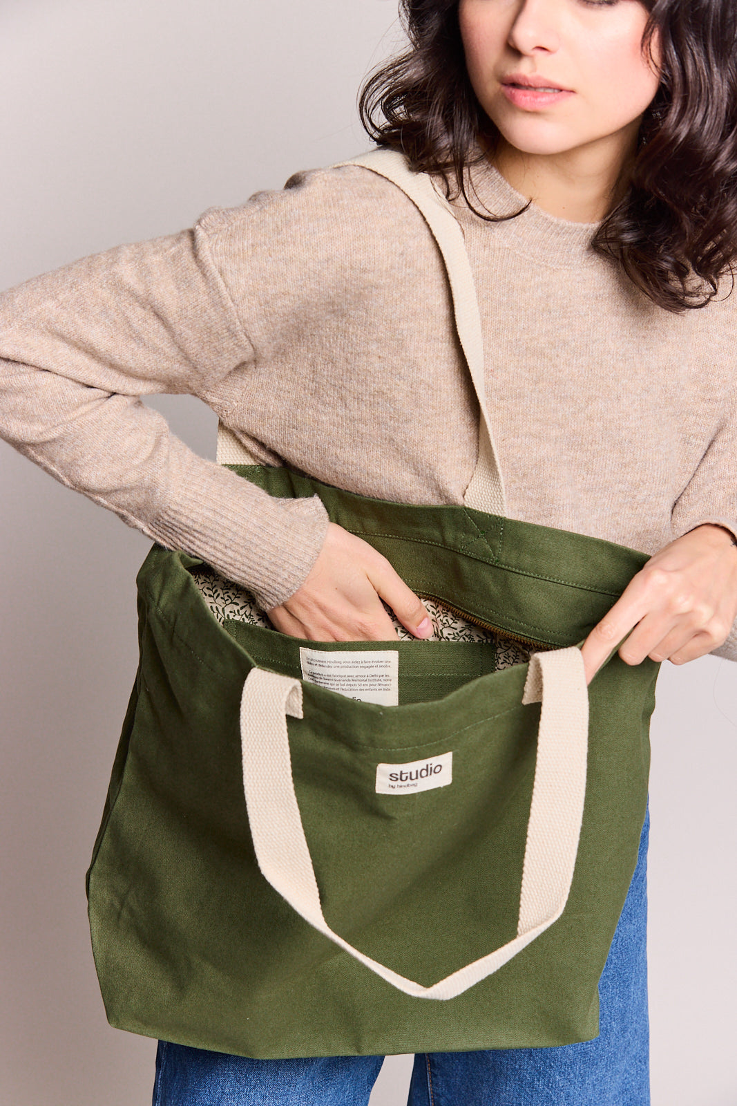 Sac boat Hortense Olive