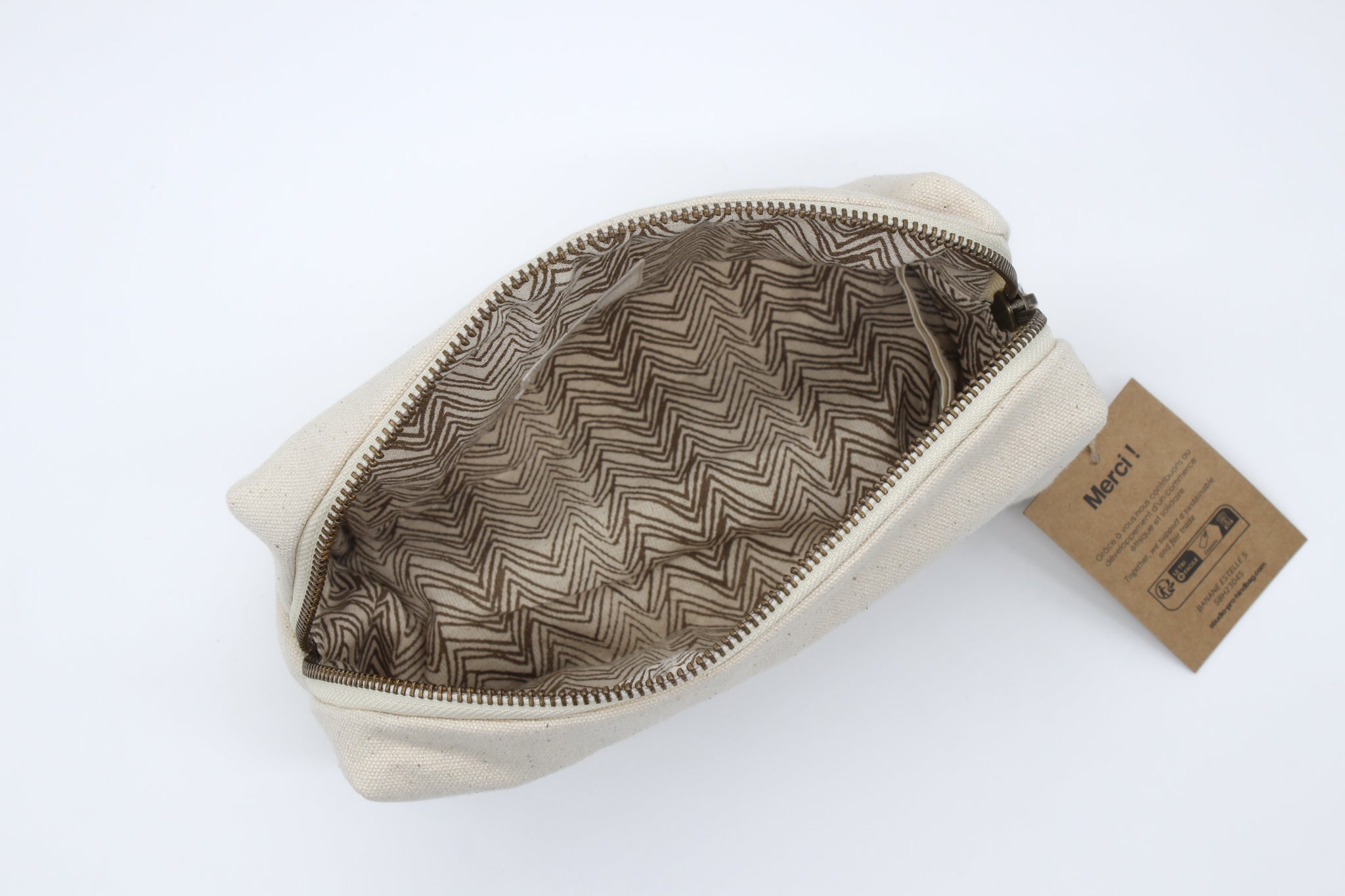 Trousse de toilette Estelle Écru