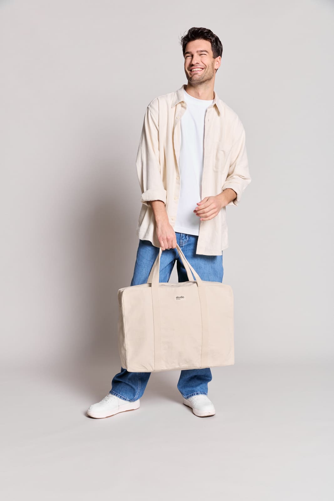 Sac week-end Gabriel Ecru