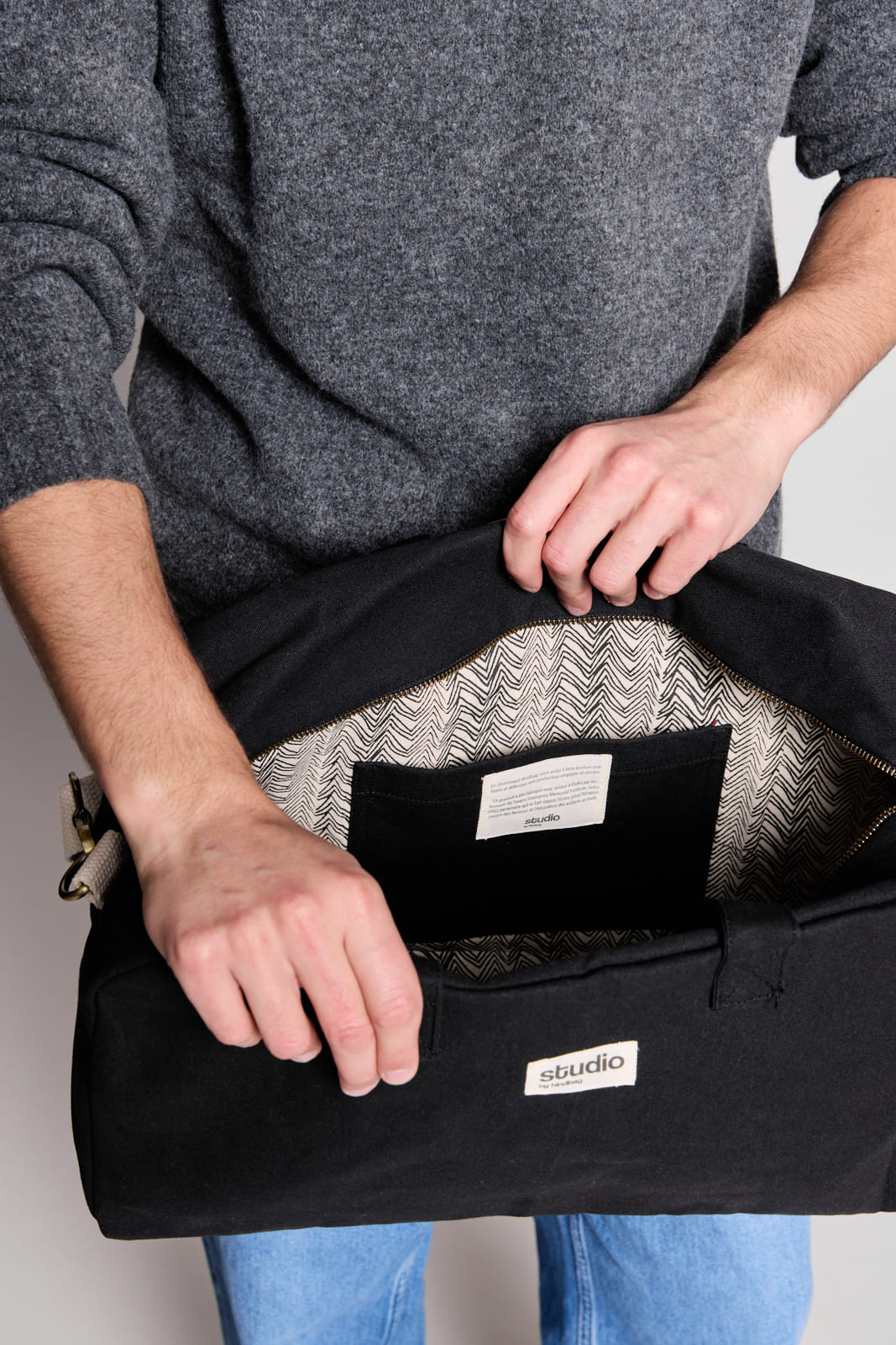 Sac bowling Hugo noir