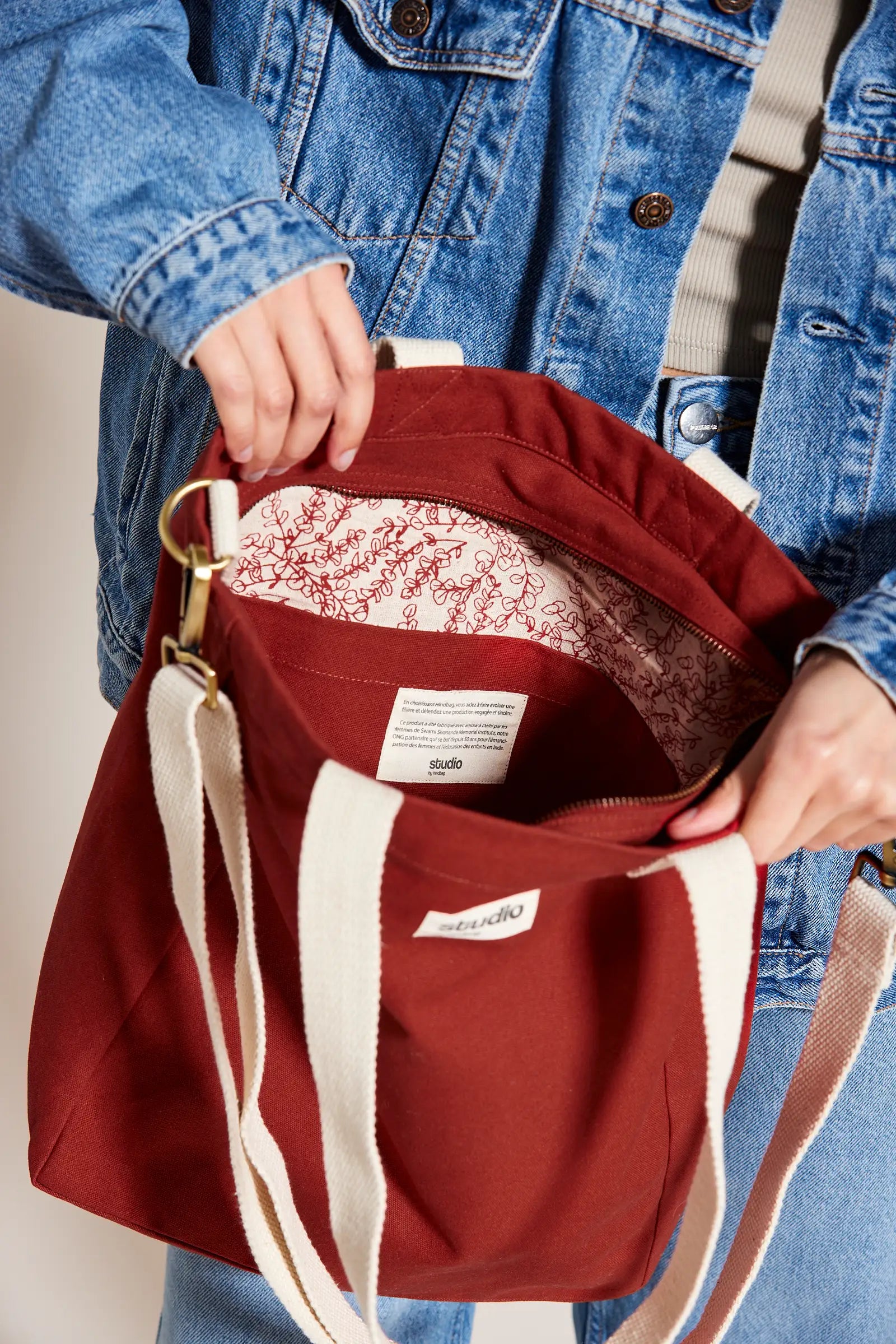Sac cabas Evan Brique