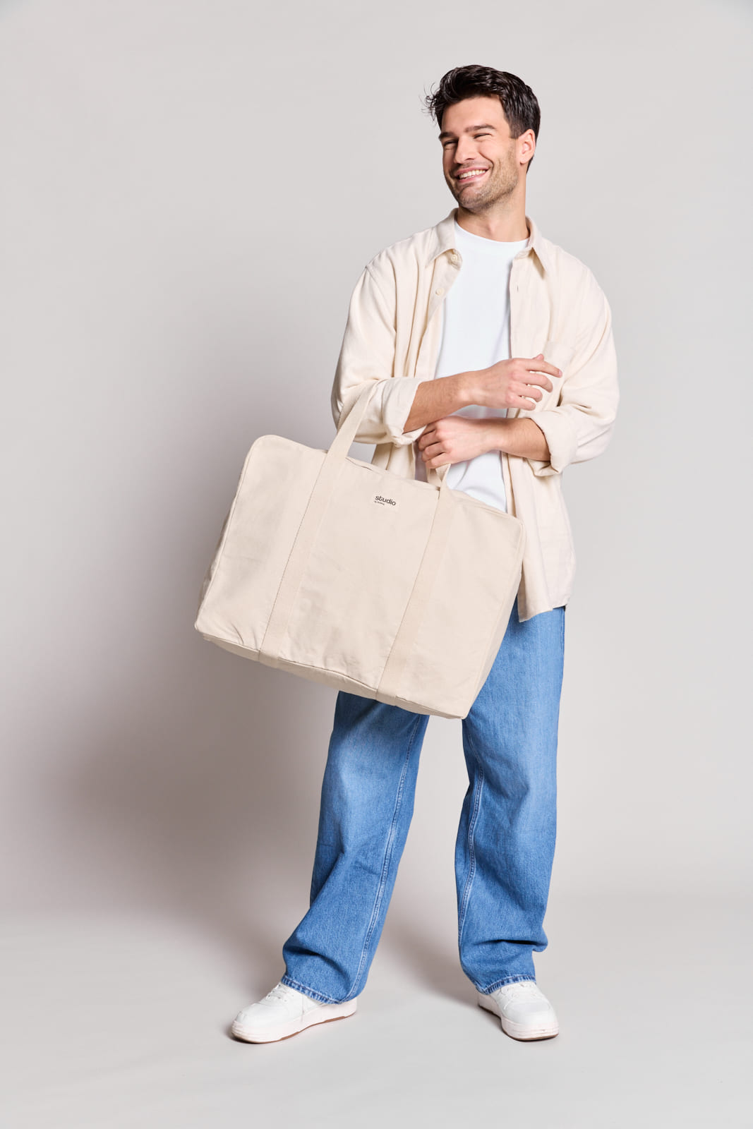 Sac week-end Gabriel Ecru