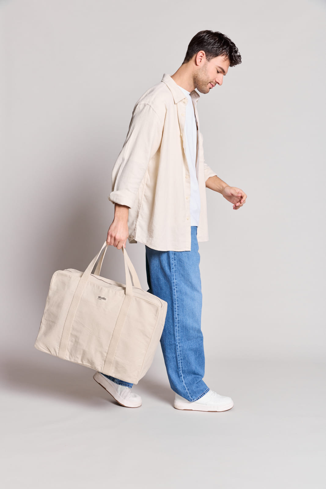 Sac week-end Gabriel Ecru