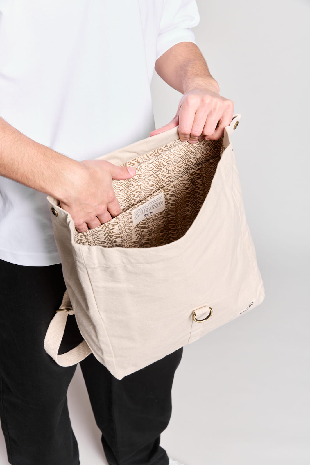 Sac à dos Oscar écru
